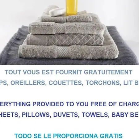 T2 En Coeur De - 2 Lits + Lit Bebe - Wifi - Imprimante Appartement *
